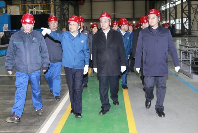 雷凡培、楊金成到渤船集團(tuán)調(diào)研