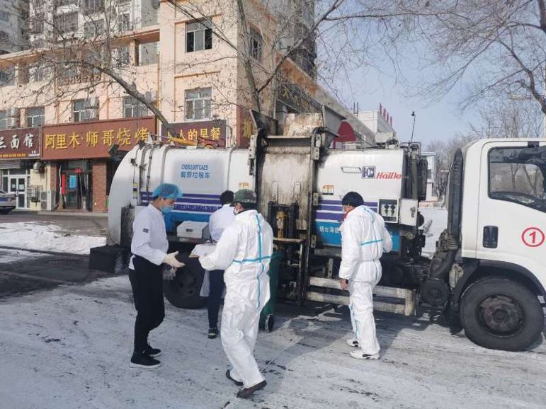 做好人員安全防護(hù)，保障餐廚垃圾收運(yùn)